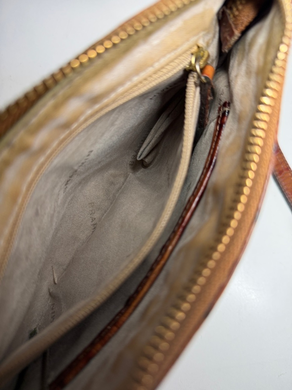 Brahmin Vintage Melbourne Collection Crocodile Embossed Women’s Wristlet Wallet - Picture 9 of 16